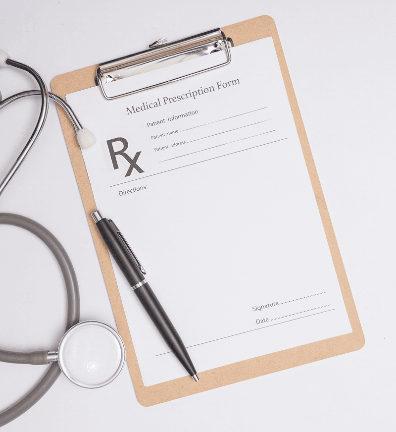 Medical prescription form